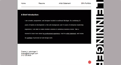 Desktop Screenshot of duane.leinninger.com